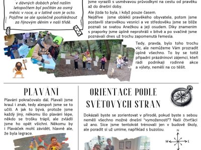 Třídní plátek 4.A - ohlédnutí za měsícem říjnem 2025