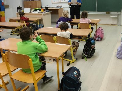 Městská policie u nás ve třídě, 3. 2. 2026