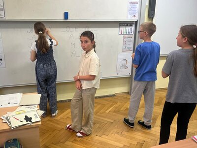 Angličtina trochu jinak: Děti si vyzkoušely roli učitelů