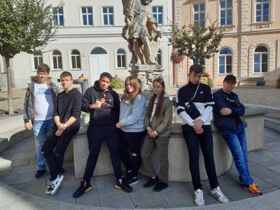 Fotíme se před edukačním programem dne 9.10. 2020