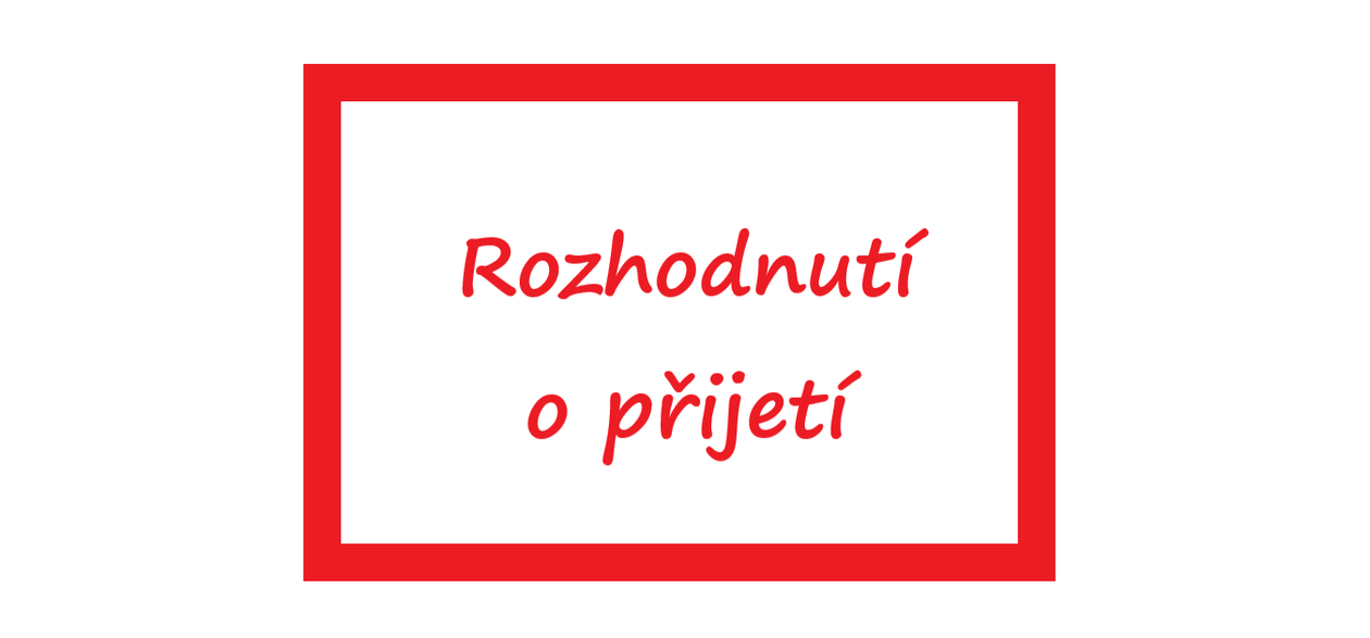 Rozhodnutí o přijetí k základnímu vzdělávání