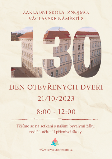 130. výročí školy