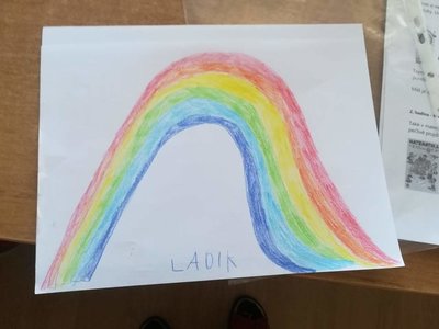 Krásná ilustrace ke čtení slabikáře