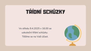 Témata třídních schůzek