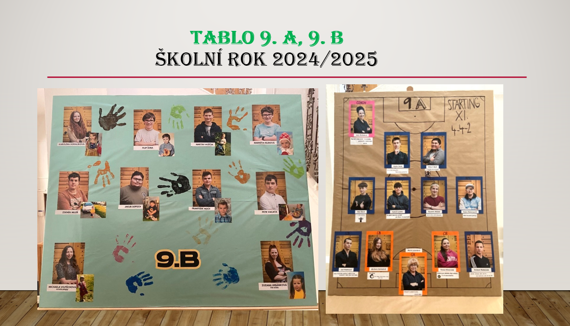 Tablo deváťáků 2024/2025