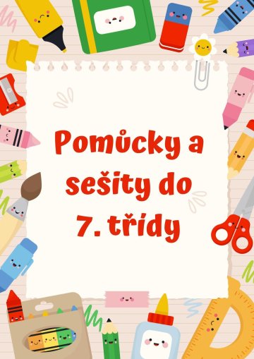 Seznam pomůcek pro školní rok 2025/2026