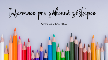 První den školního roku – důležité informace pro rodiče