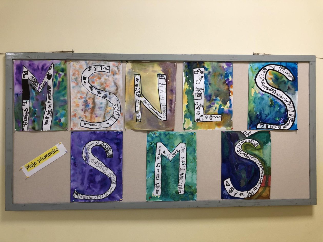 Moje písmenko aneb Co baví třídu 5.B.