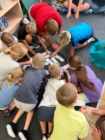 Skupinová práce v hodinách, 4.A