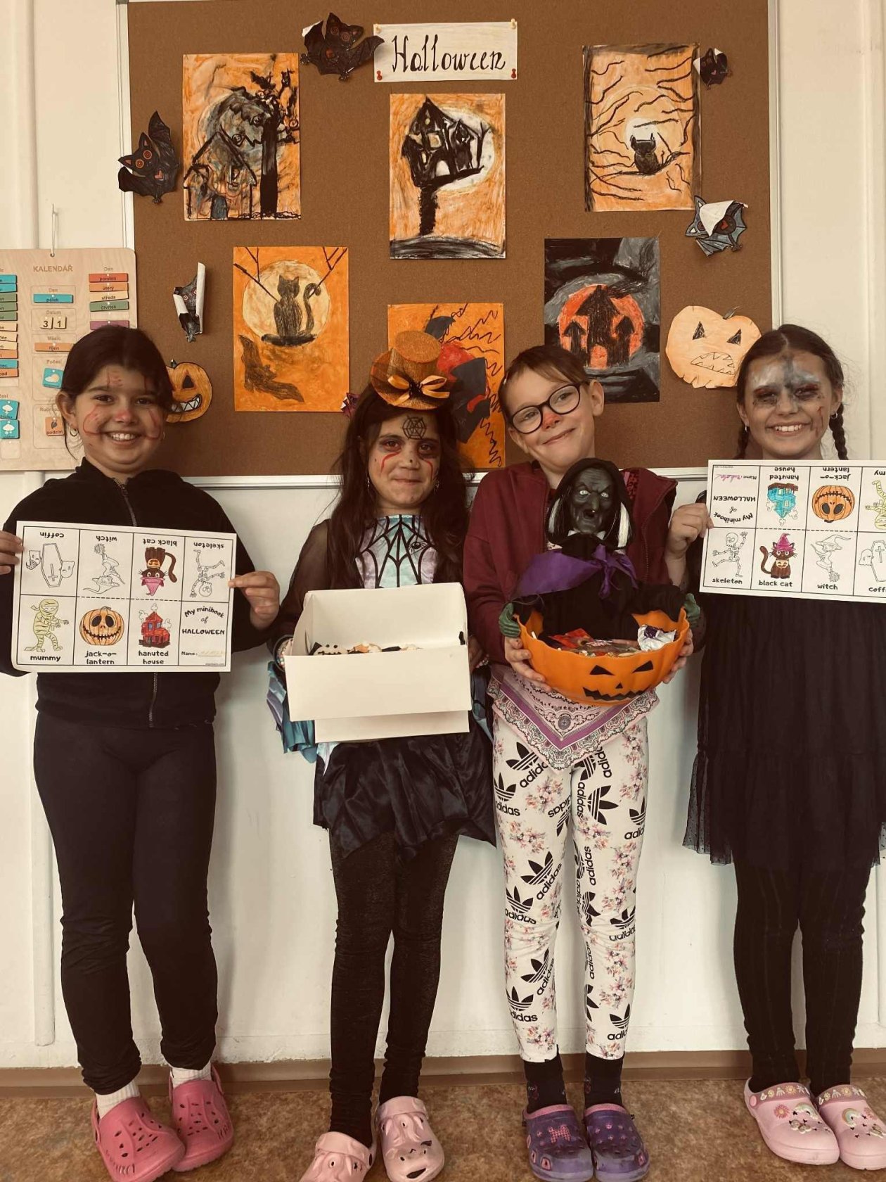 Halloweenské učení