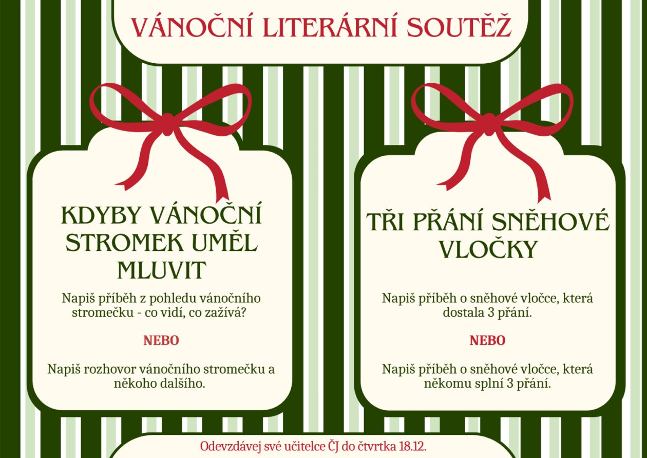 Vánoční literární soutěž