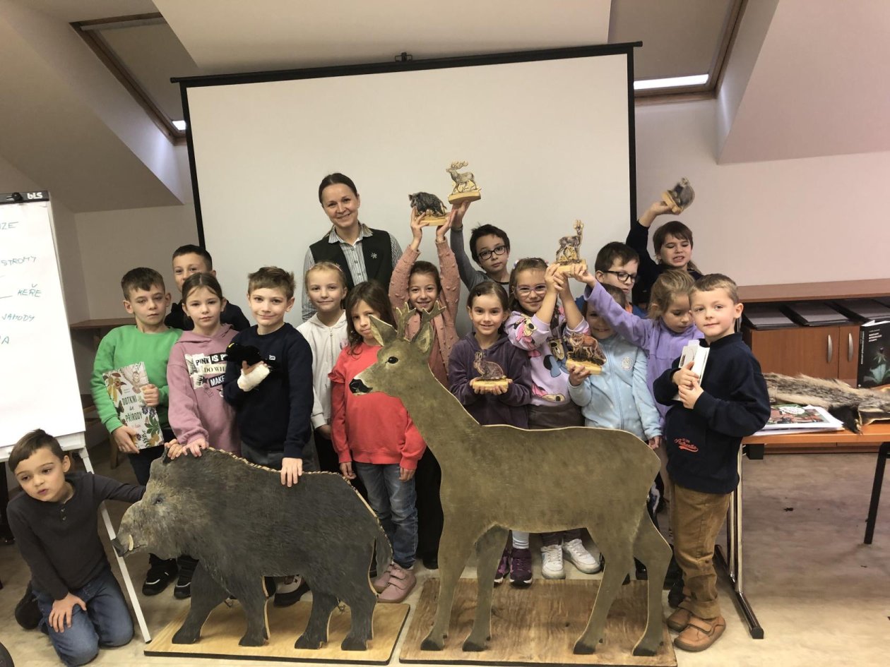 Lesní pedagogika - Les na talíři - menu pro zvířátka v lese