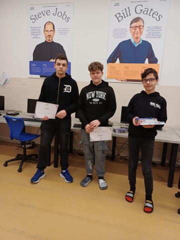 Vyhlášení vítězů