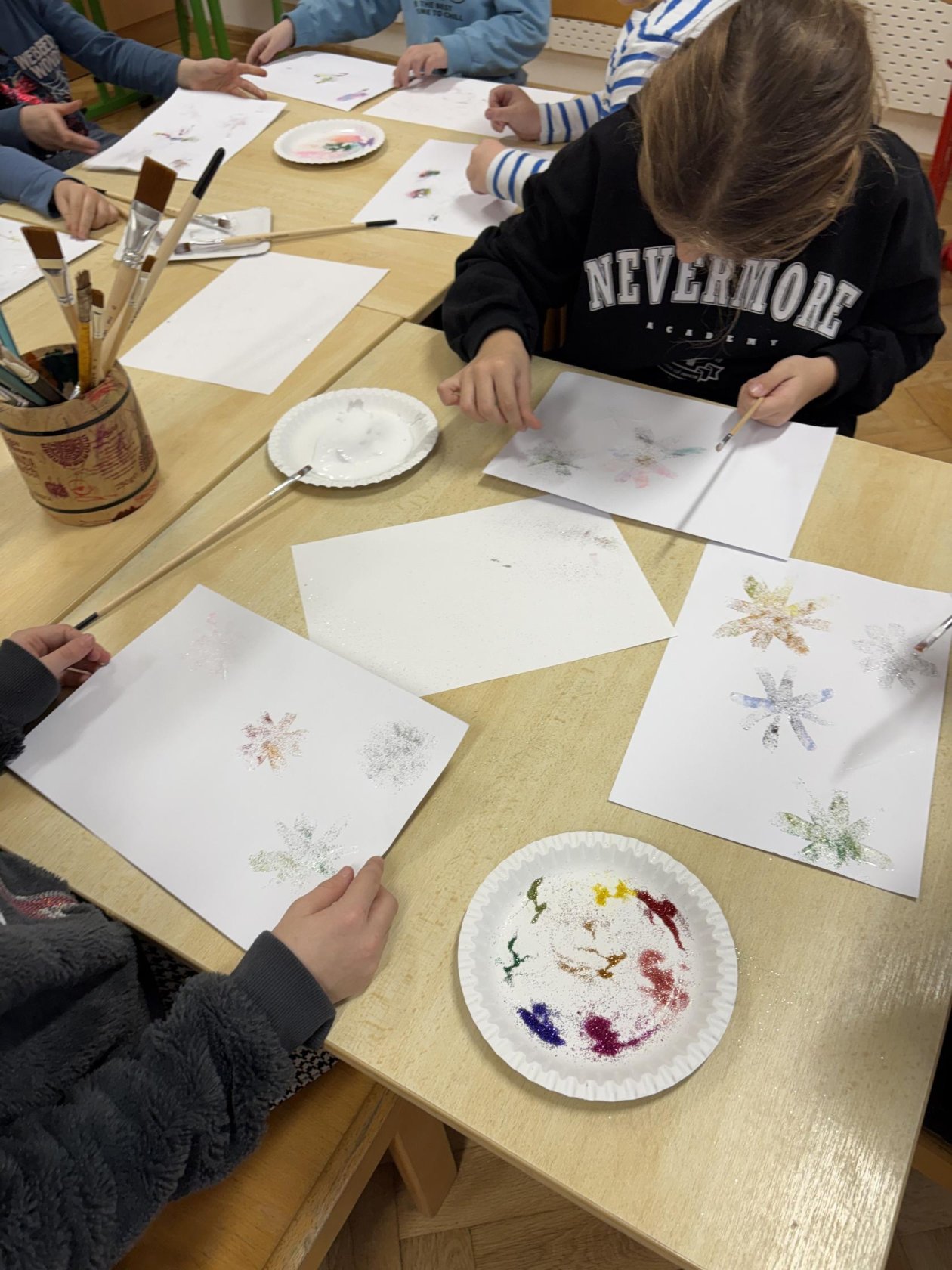 Když se třpytky mění ve vločky