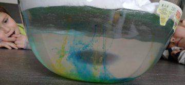 Duhový déšť -malí badatelé