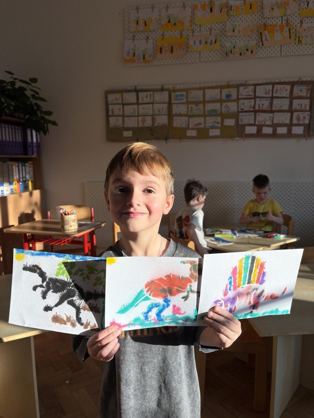 Foukací fixy v akci