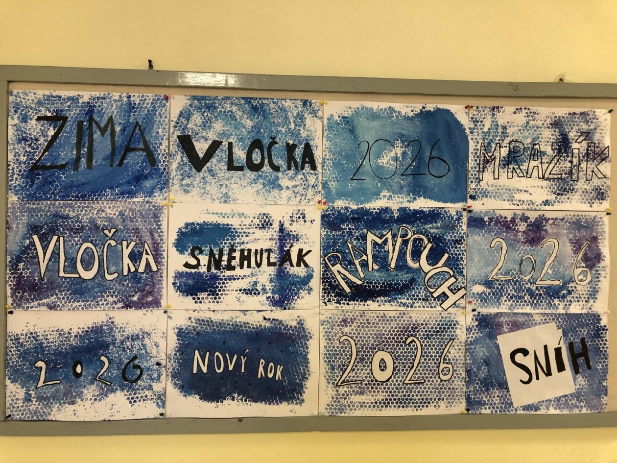 Zima v podání 5. B