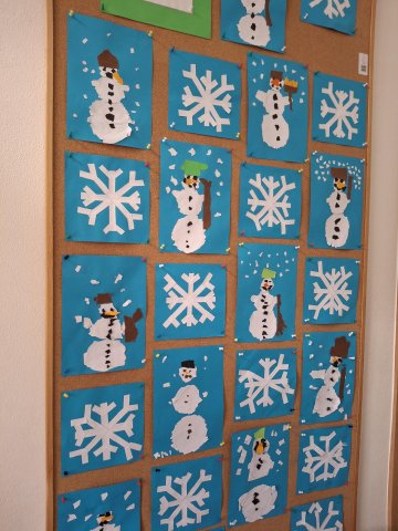 Sníh, vločky, sněhuláci...