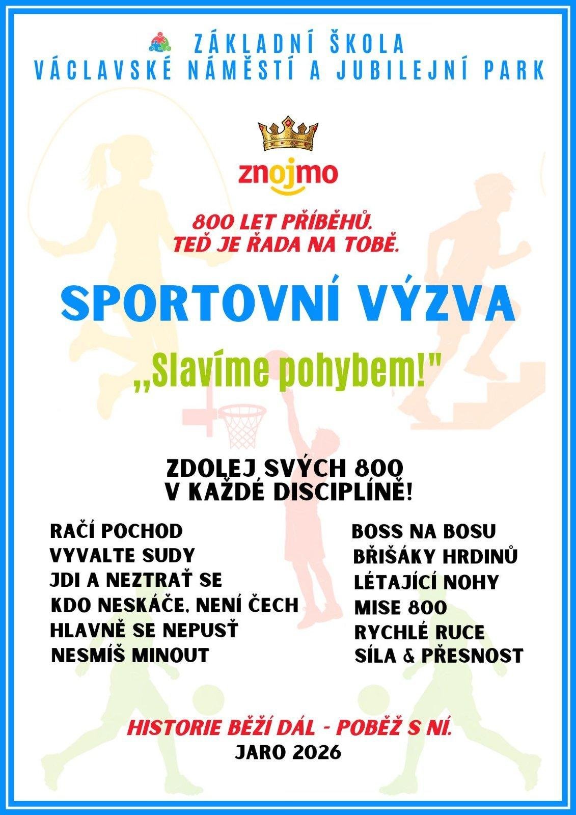 Sportovní challenge k oslavám města