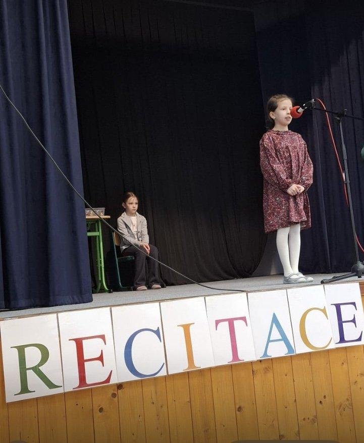 Školní kolo recitační soutěže - 1. stupeň ZŠ
