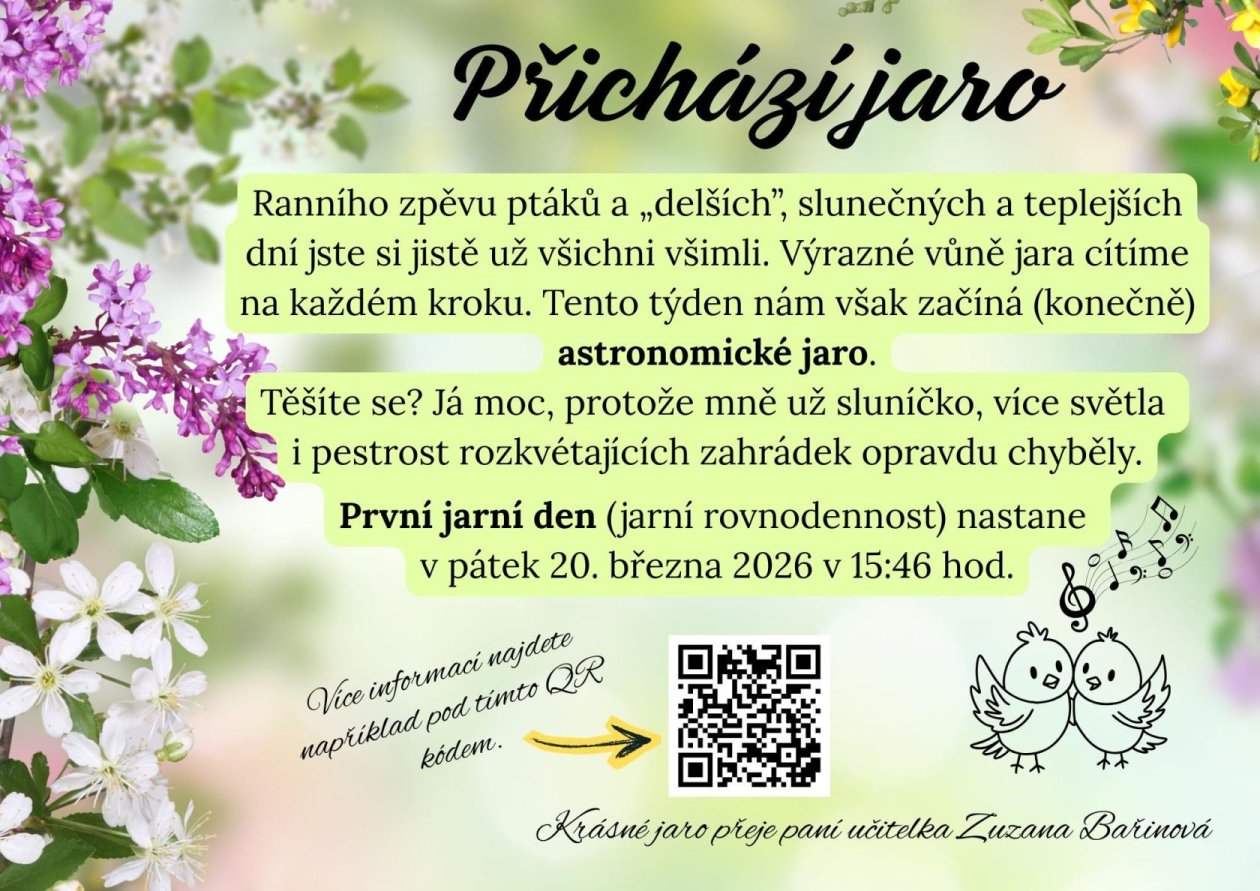 29. týden - 16. 3. až 20. 3. 2026