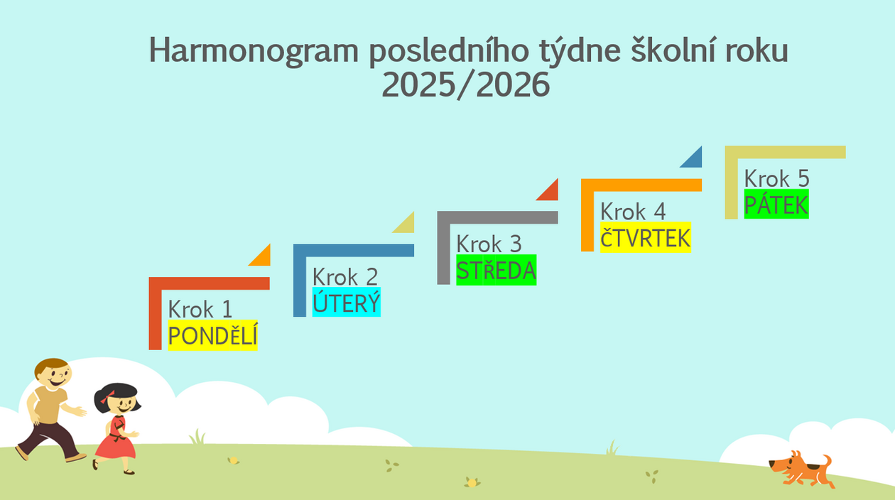 Informace k poslednímu týdnu výuky (22. 6. 2026 - 26. 6.2026)