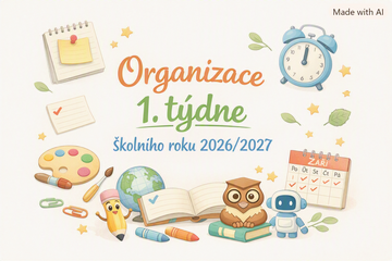 Organizace 1. týdne školního roku 2026/2027