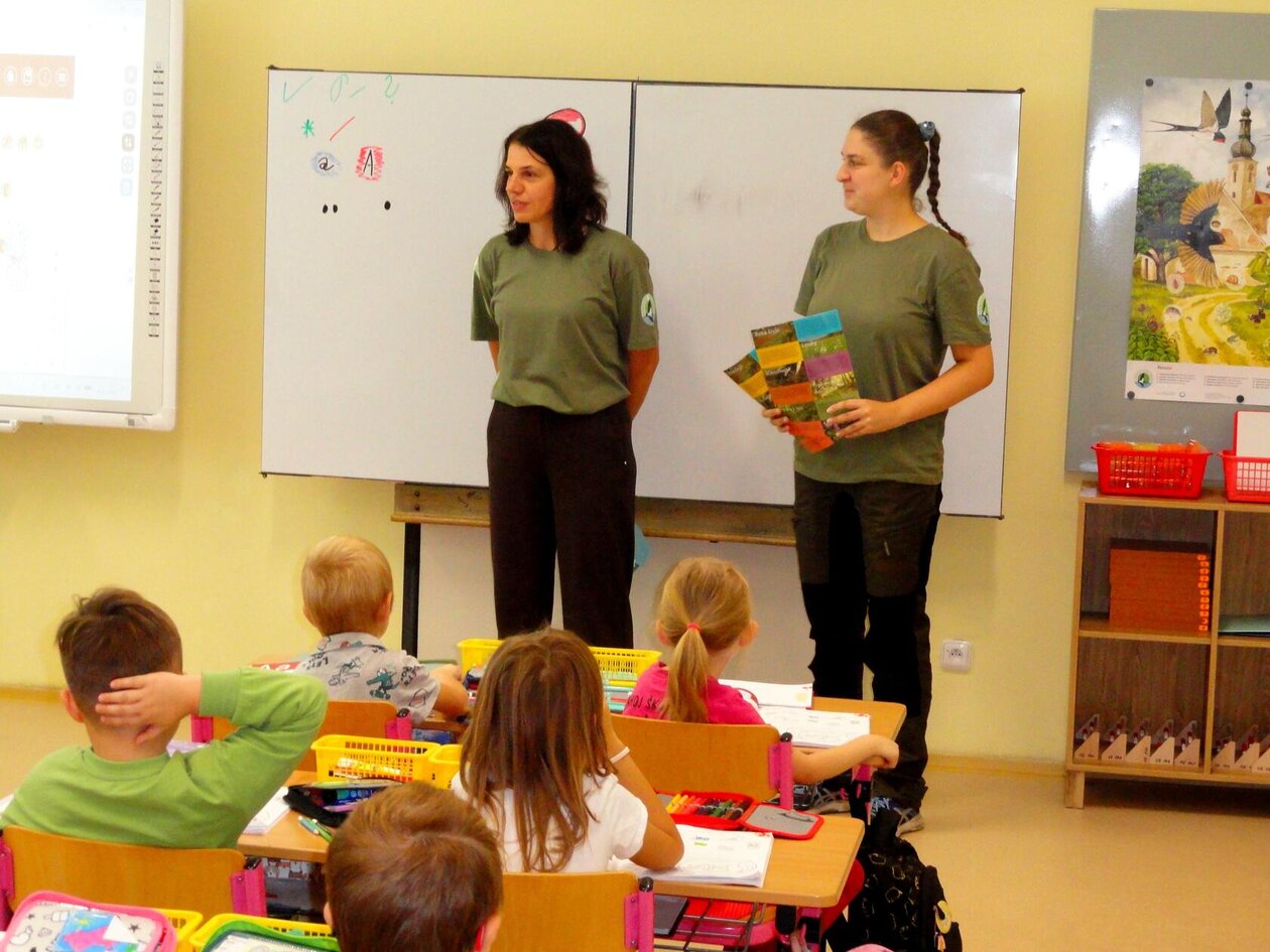 Návštěva Národního parku Podyjí u prvňáčků