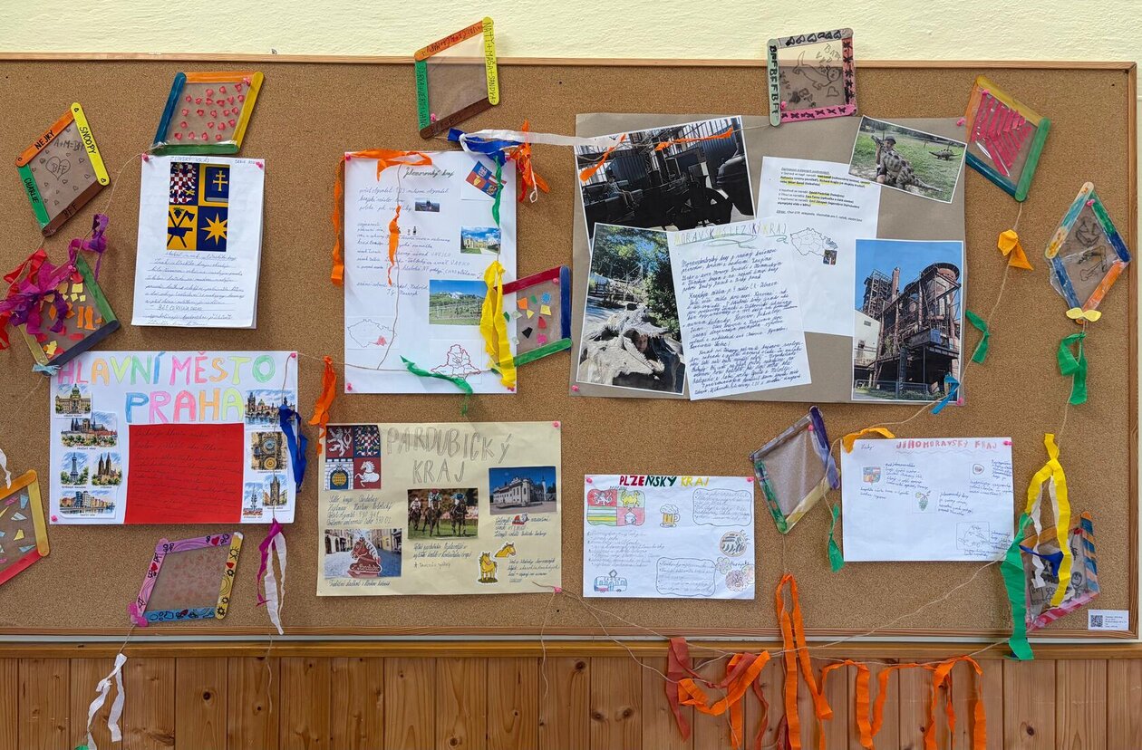 Vlastivěda - kraje ČR - projekty dětí 😊
