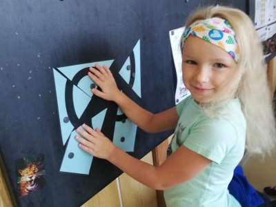 Puzzle - velké tiskací "O"