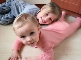 Míša se setřičkou :-)