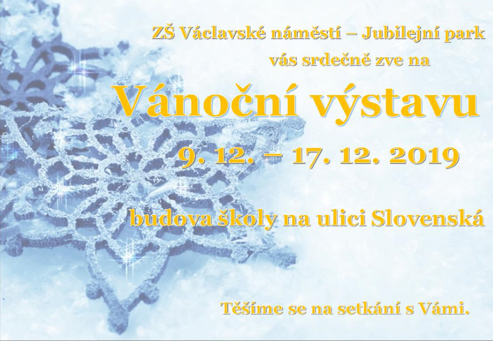 Vánoční výstava na Slovenské